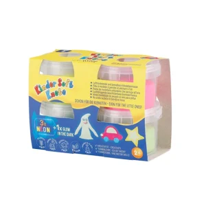 PLASTILINA MORBIDA COLORI NEON + 1 GLOW