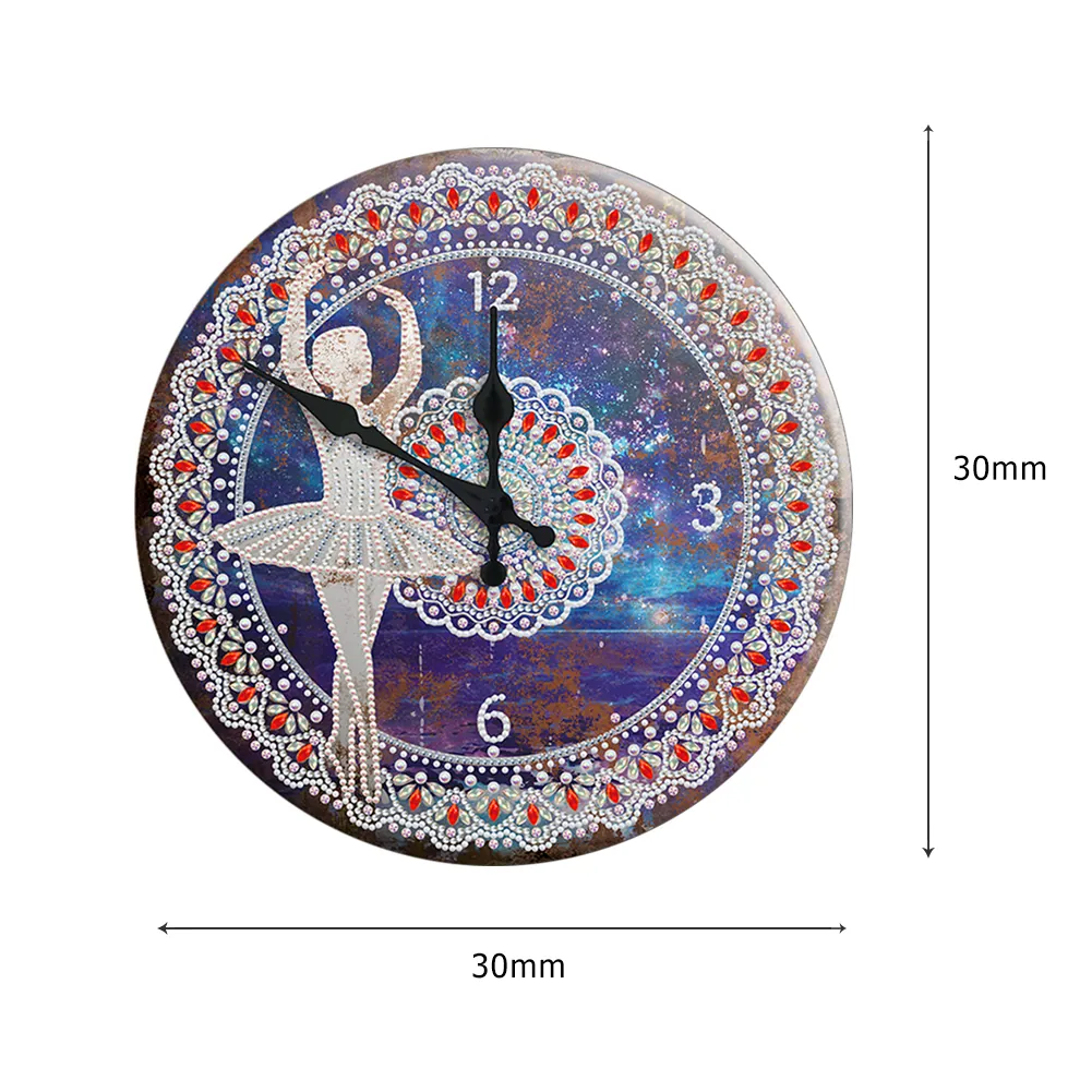Diamond Painting Orologio Ballerina - immagine 3