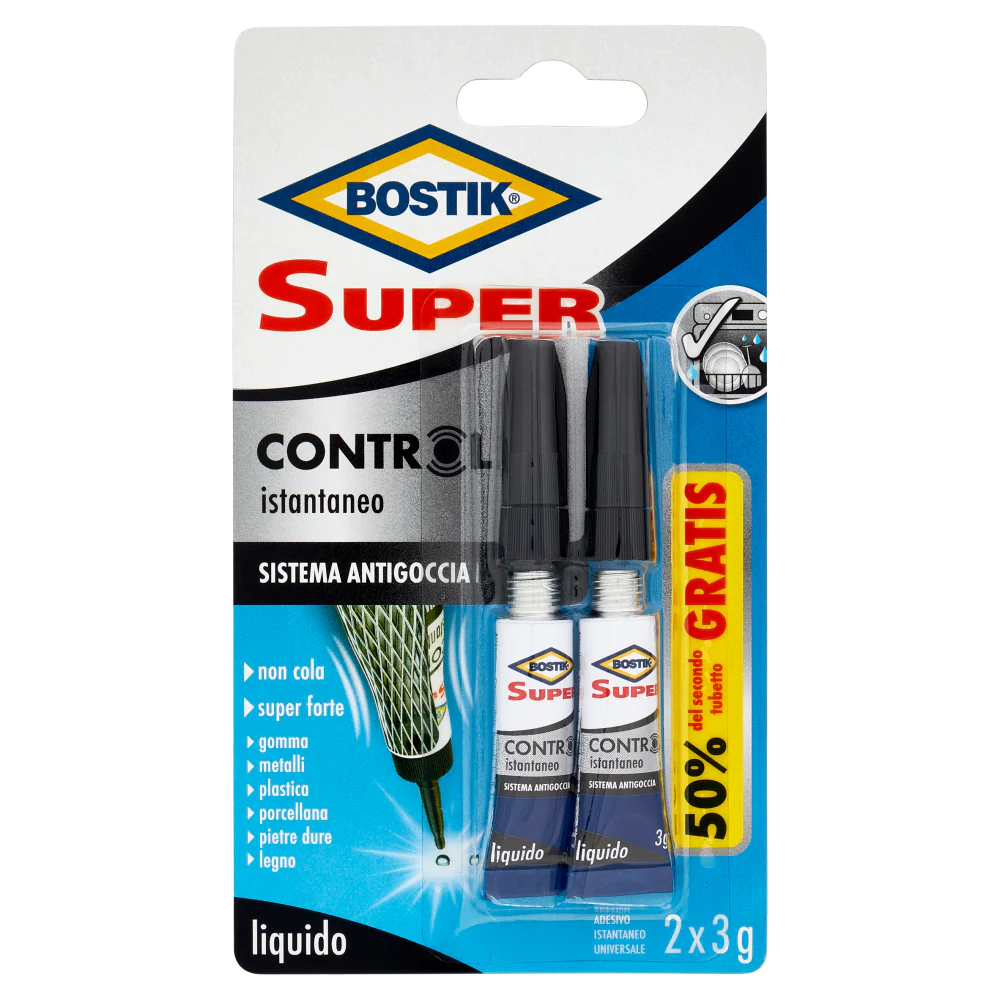 Colla Super Bostik Universale 2x3 g Bostik - 3 g x 2 - immagine 2