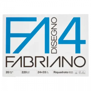 Album disegno F4 fabriano liscio riquadrato 24x33