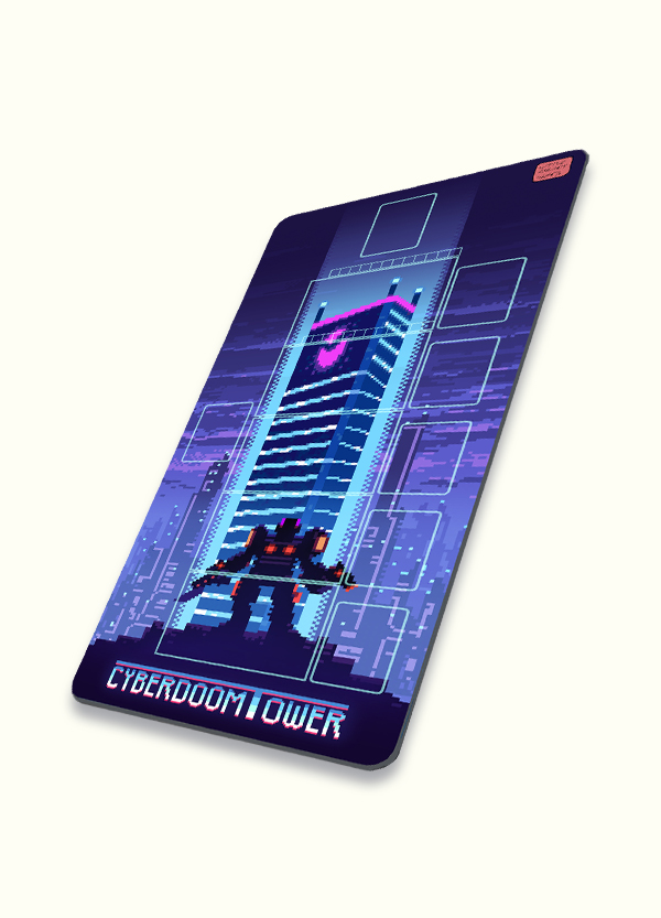 CYBERDOOM TOWER PLAYMAT