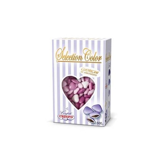 CRISPO – Selection Color Confetti Cuoricini al Cioccolato 500gr - immagine 6