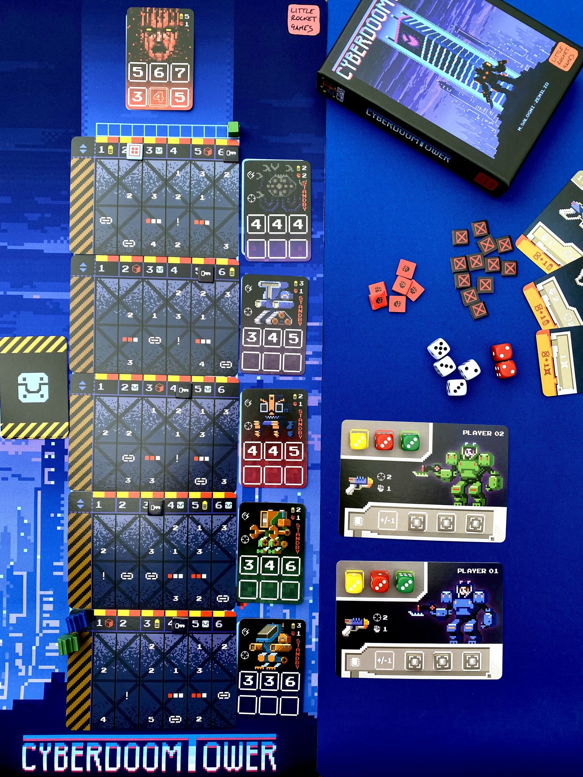 CYBERDOOM TOWER PLAYMAT - immagine 3