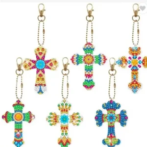 Diamond painting Portachiavi Croci