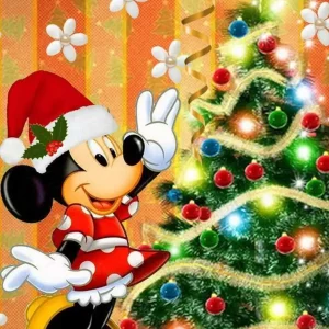Diamond Painting Minnie Christmas