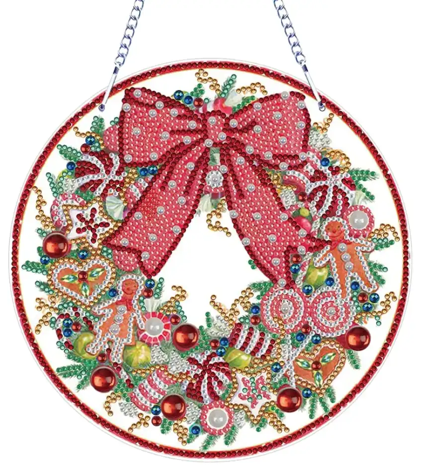 Diamond Painting Ghirlanda Fiocco