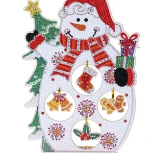 Diamond Painting Pupazzo di Neve Luminoso