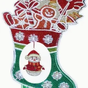Diamond Painting Calza di Natale Luminosa