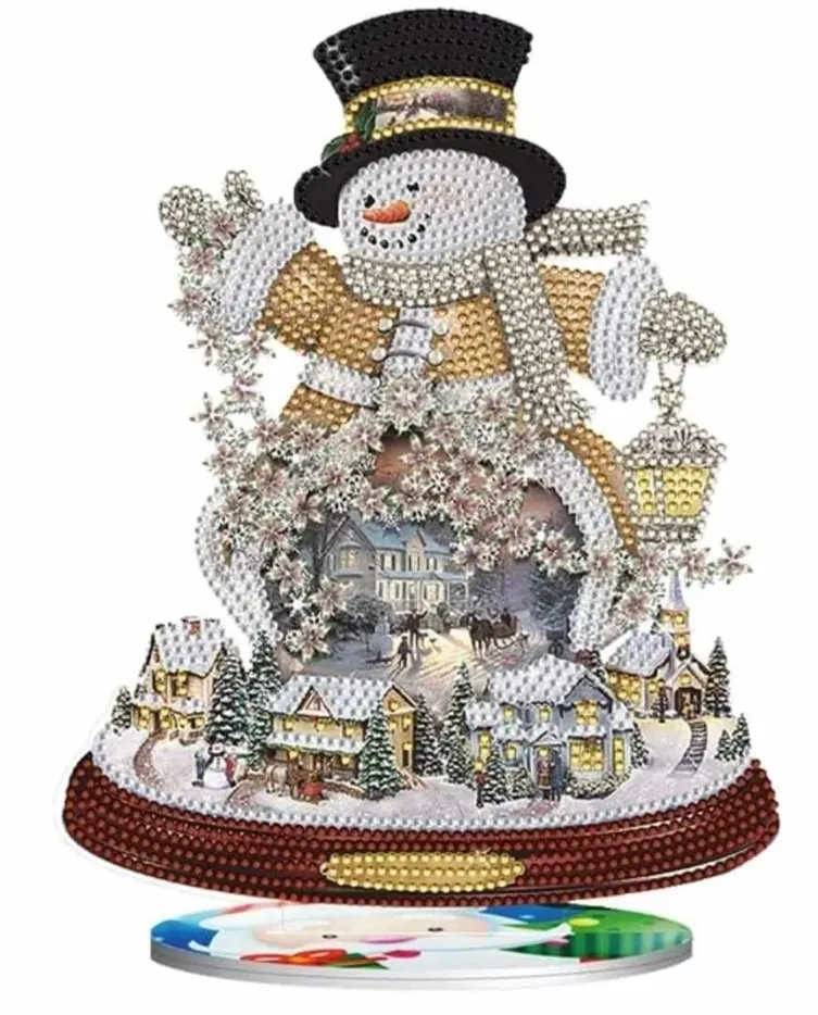 Diamond Painting Pupazzo Oro