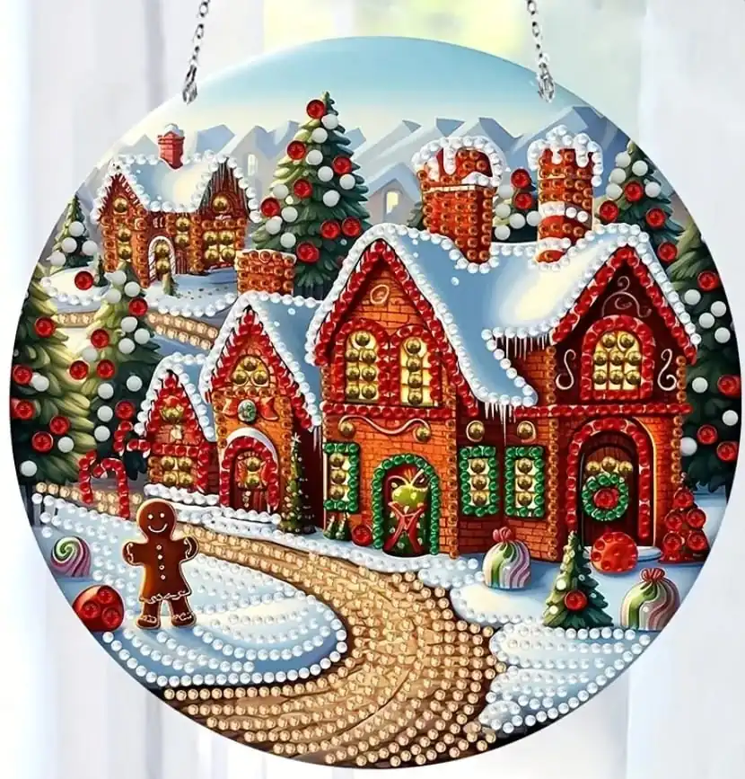 Diamond Painting Ghirlanda Paesaggio - immagine 2