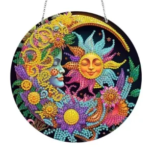 Diamond Painting Ghirlanda Sole e Luna