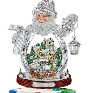 Diamond Painting Babbo Natale Argento