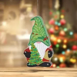 Diamond painting Green Christmas Elf