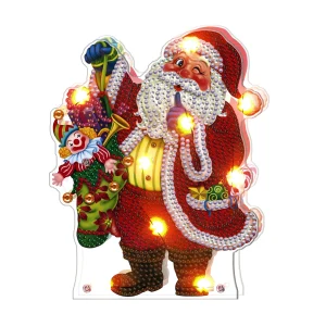 Diamond painting Lampada Santa Claus