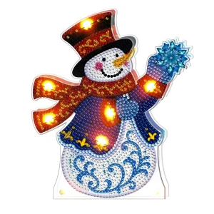 Diamond painting Lampada Snowman