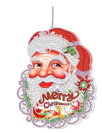 Diamond painting Lampada Babbo Natale