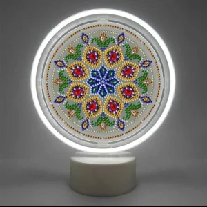 Diamond painting Lampada Mandala Oro