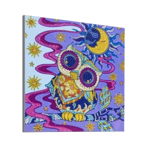 Diamond Painting Gufo Crystal 2