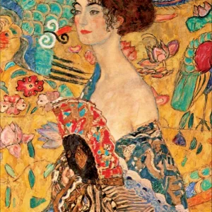 Diamond painting Dama con Ventaglio