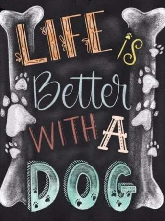 Diamond Painting Life is Dog - immagine 2