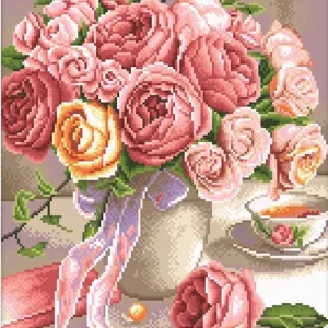 Diamond painting Vaso di fiori