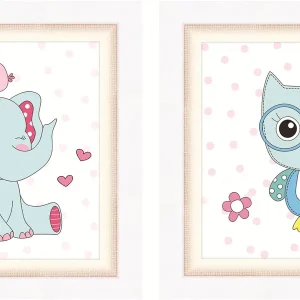 Diamond painting Elefantino Gufetto