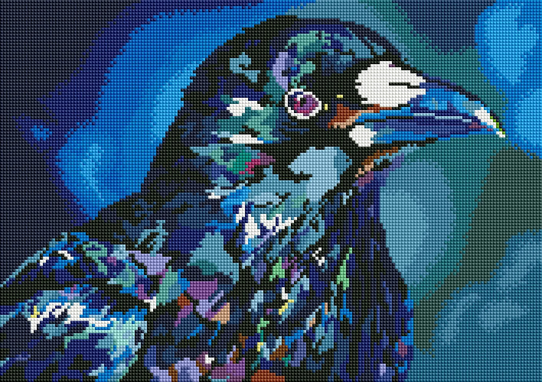 Diamond painting Il Corvo - immagine 3