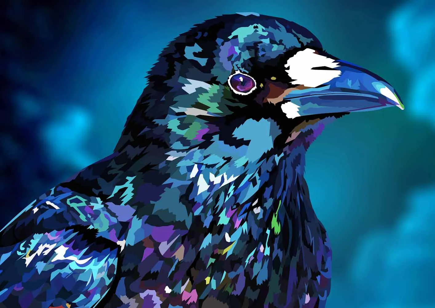 Diamond painting Il Corvo - immagine 2