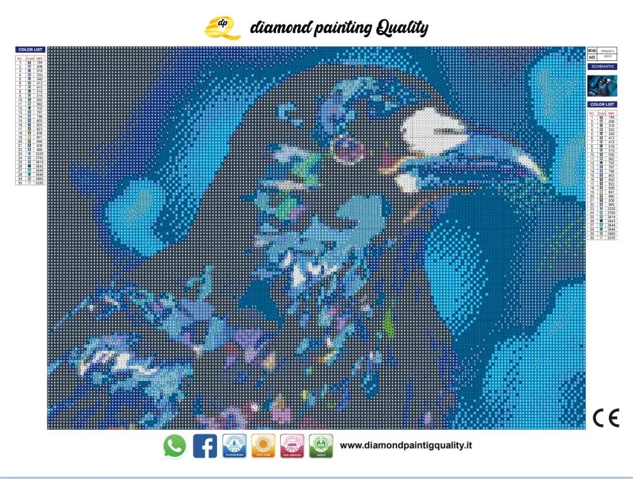 Diamond painting Il Corvo - immagine 4
