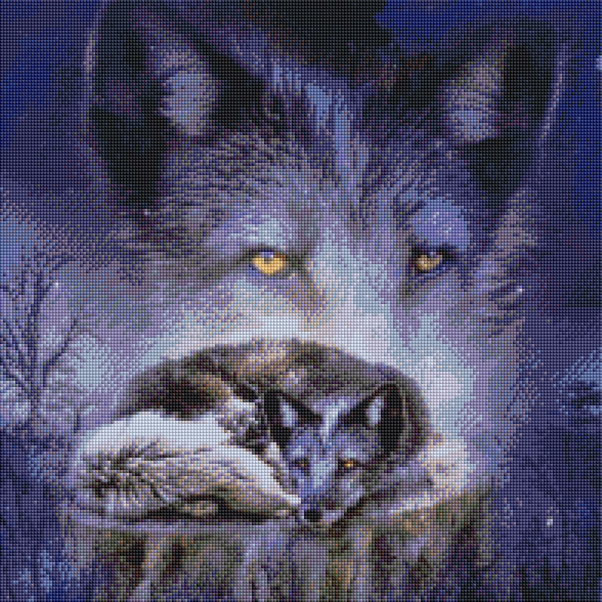 Diamond painting i lupi - immagine 3