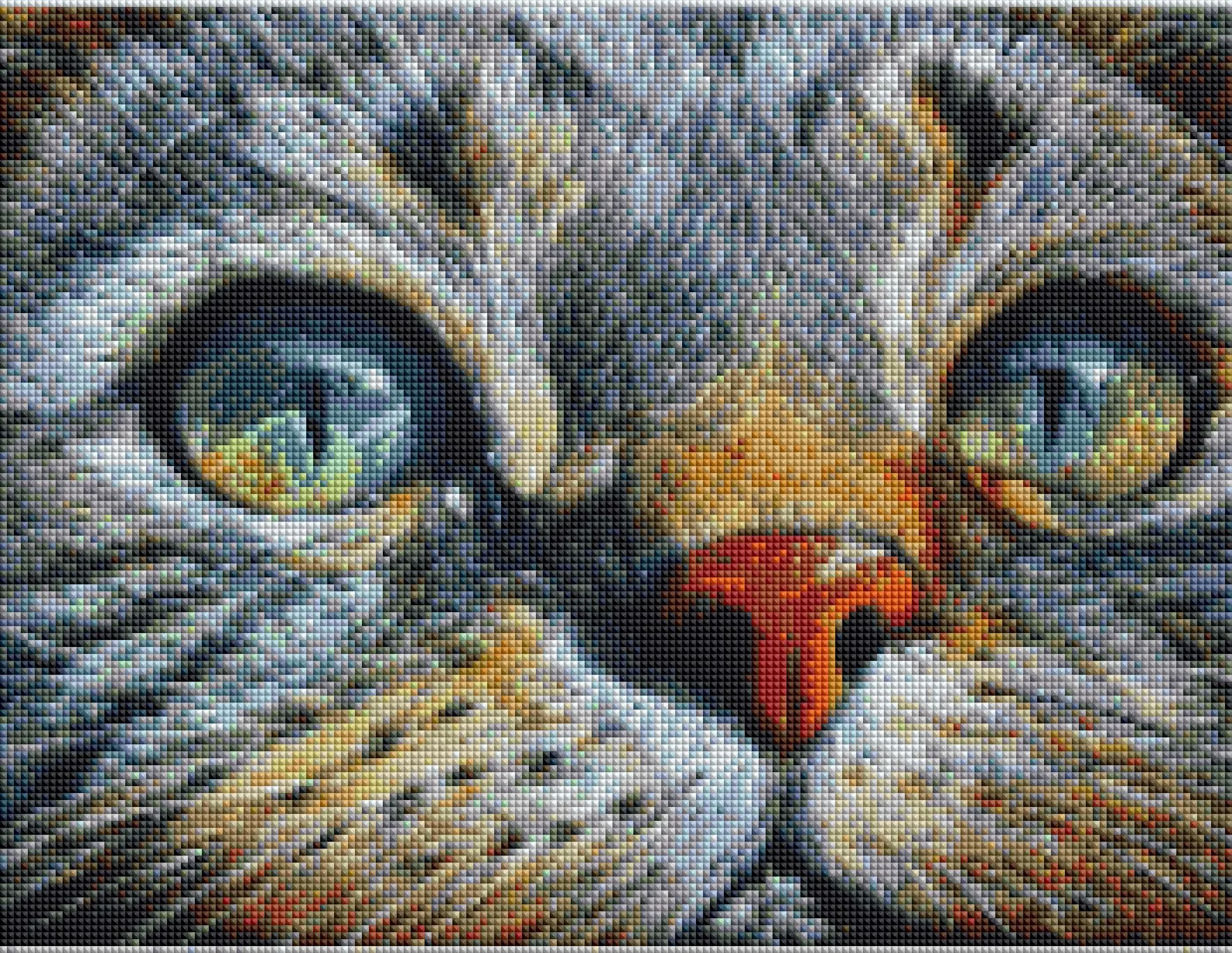 Diamond painting il gatto - immagine 3