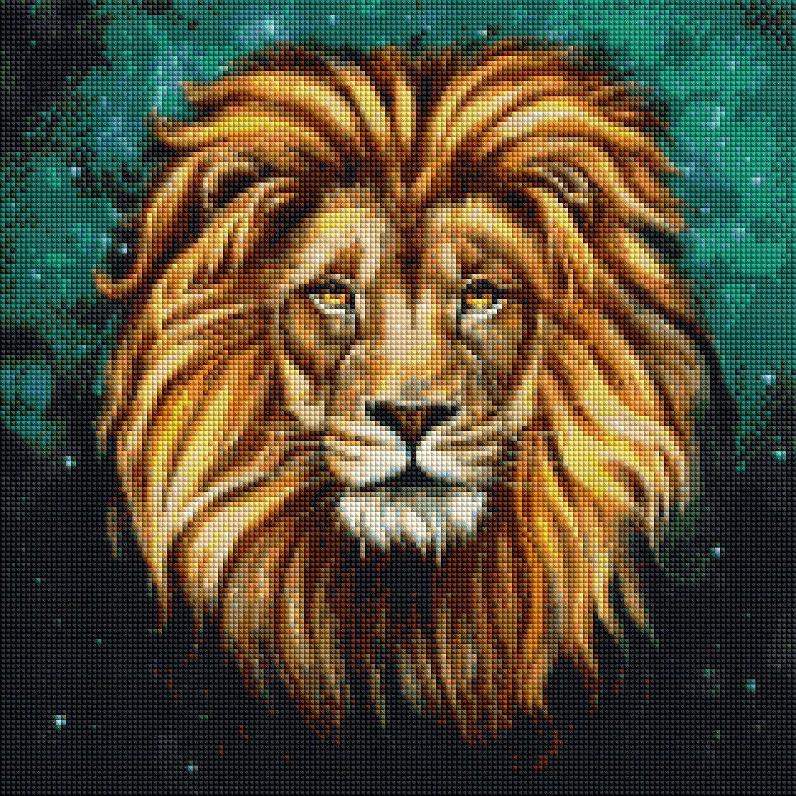 Diamond painting Il Leone - immagine 3