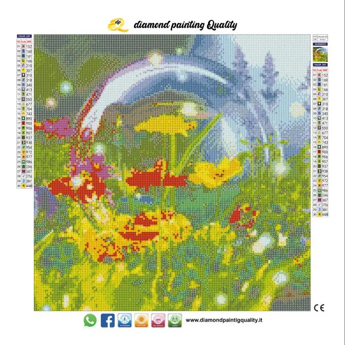Diamond painting Bolla fiorita - immagine 4
