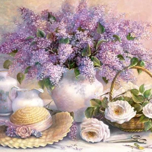 Diamond painting shabby provenzale