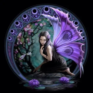 Diamond painting Fata viola