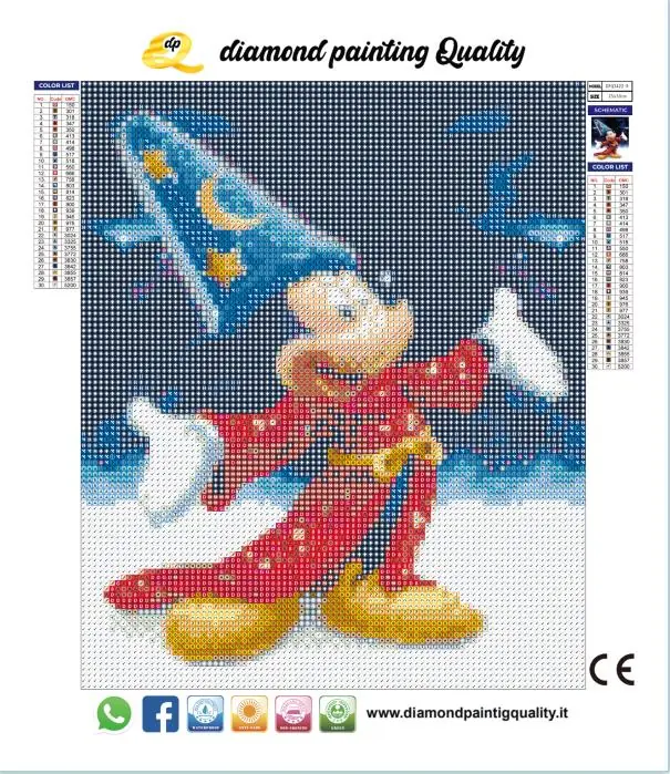 Diamond painting Topolino Mago - immagine 4