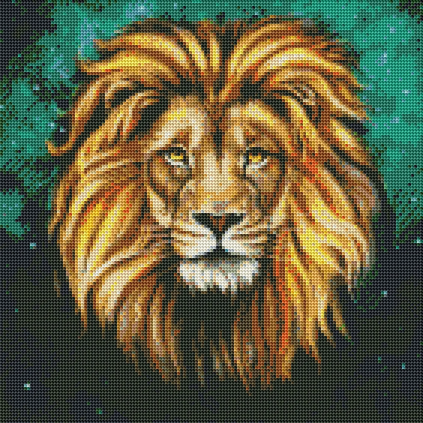 Diamond painting Leone - immagine 3