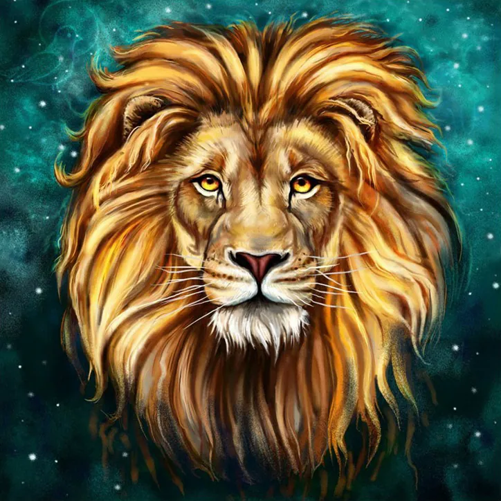 Diamond painting Leone - immagine 2