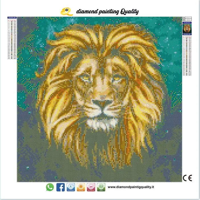 Diamond painting Leone - immagine 4