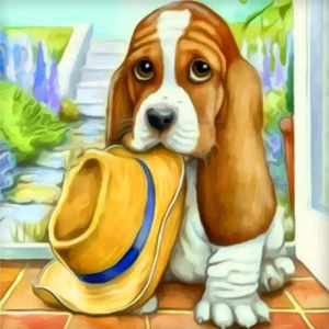 Diamond painting Bassotto