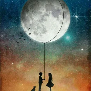 Diamond painting Honey Moon