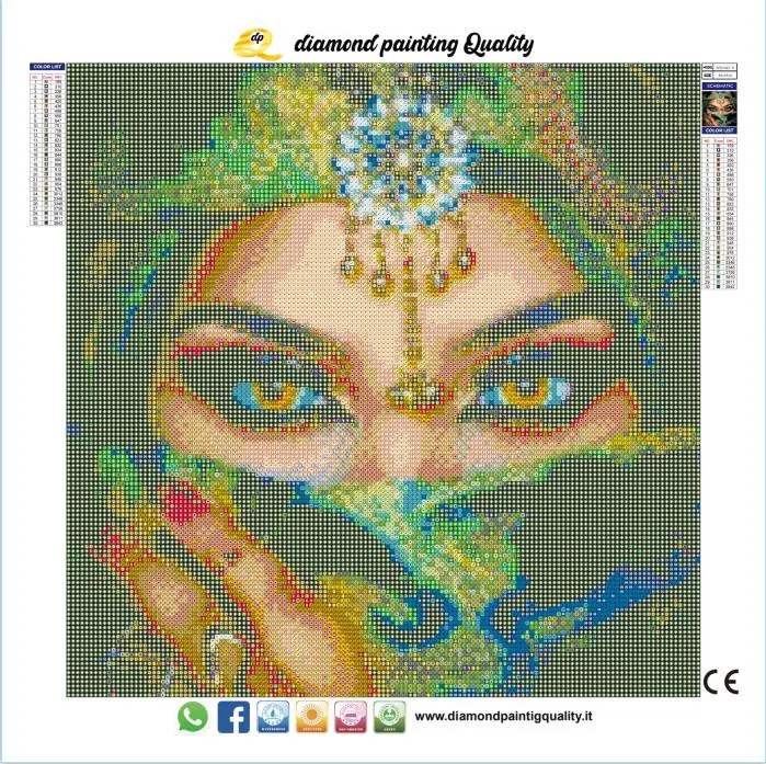 Diamond painting Arabian Eyes - immagine 4