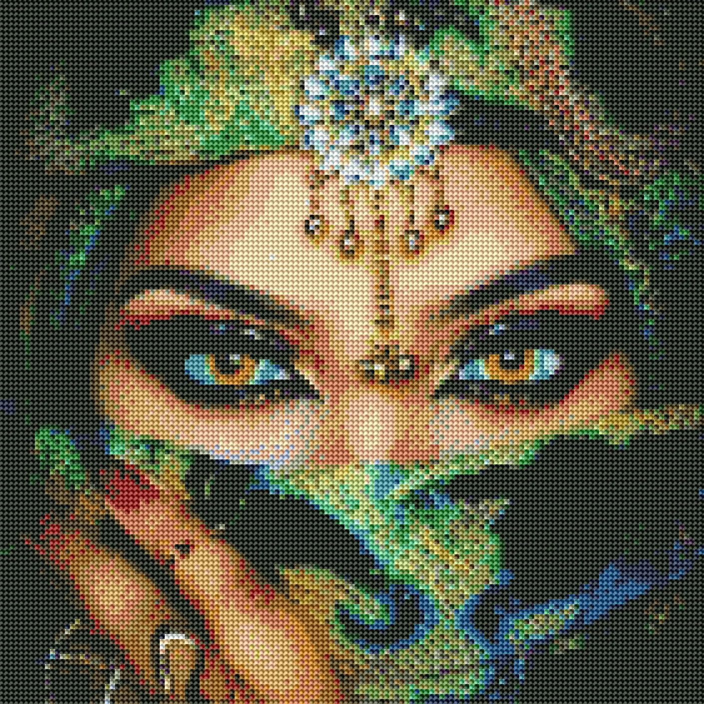 Diamond painting Arabian Eyes - immagine 3