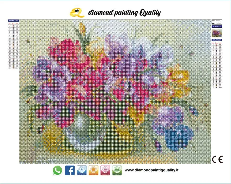 Diamond painting Iris - immagine 4