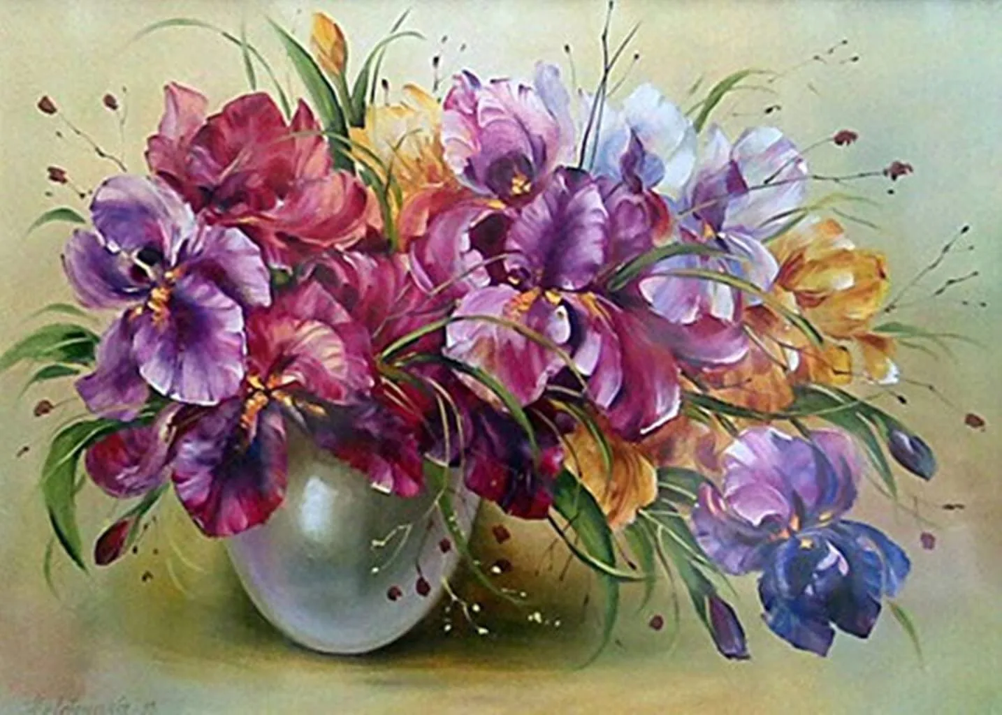 Diamond painting Iris