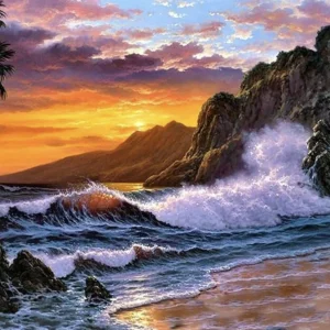 Diamond painting The Sunset