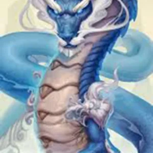 Diamond painting Blue Dragon