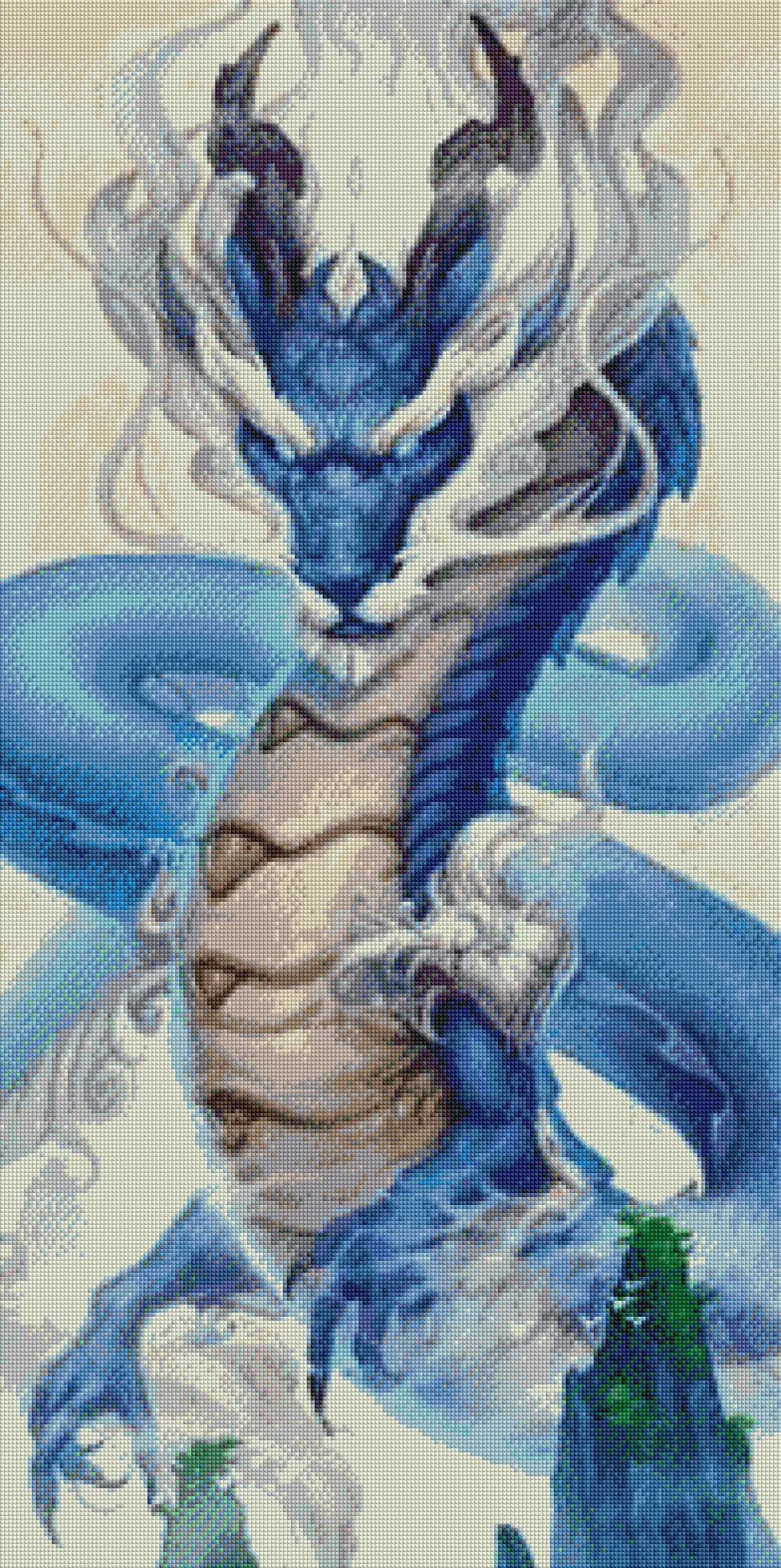 Diamond painting Blue Dragon - immagine 3