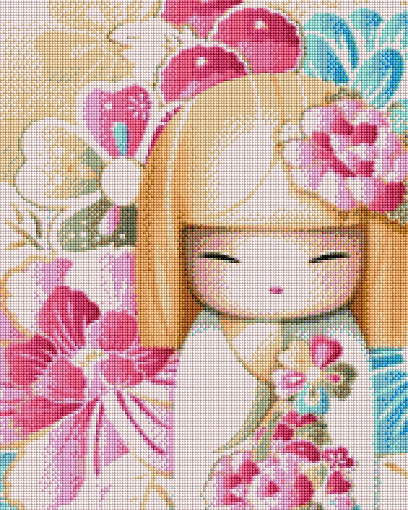 Diamond painting Bambolina Raffinata - immagine 3