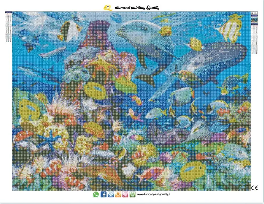 Diamond painting Vita Sottomarina - immagine 4